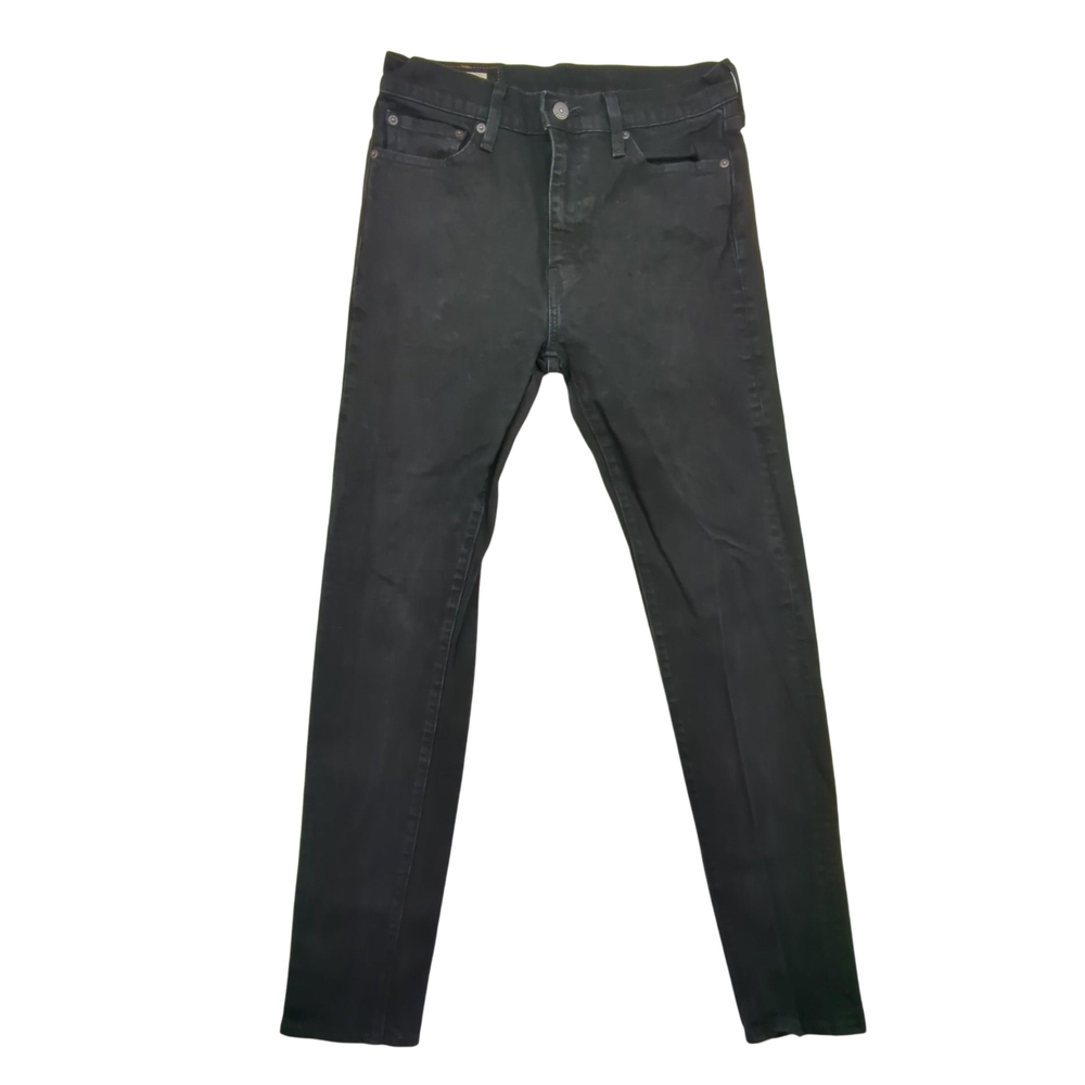 Levis 510 Jeans Mens 30x34 Black Skinny Slim Fit Levi's Premium Stretch Denim